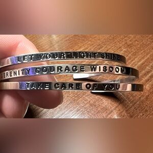 Set of 3 MantraBand Bracelets